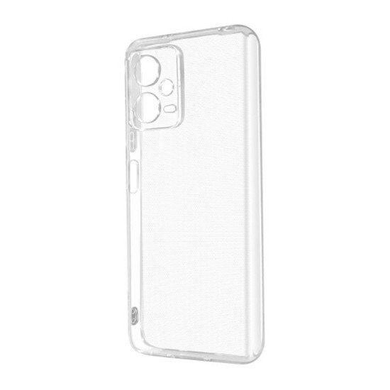 Soft Silicone Case with Camera Shield for Xiaomi Redmi Note 12 5g Transparent